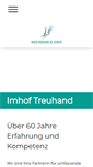 Mobile Screenshot of imhof-treuhand.ch